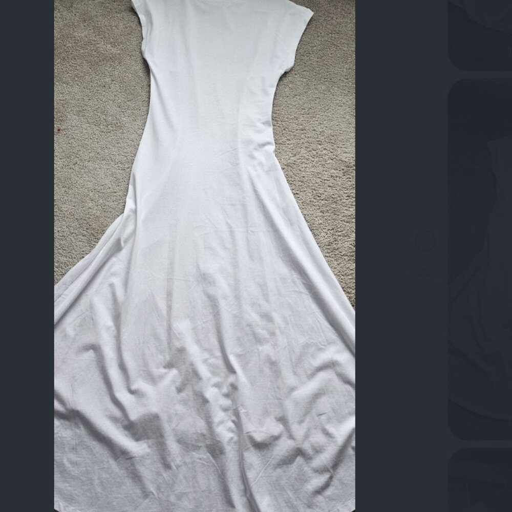 Frame Fitted Flare Cotton Midi Dress - SIZE XS (New with tags) - Picture 5 of 6